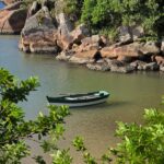 free-photo-of-peaceful-boat-in-tropical-cove-santa-catarina